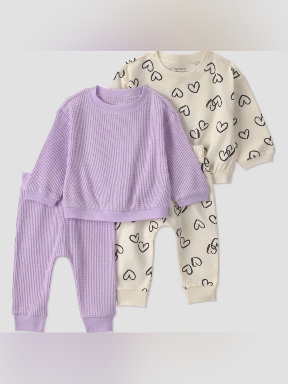 carters 4 piece sweat set 6-9 months